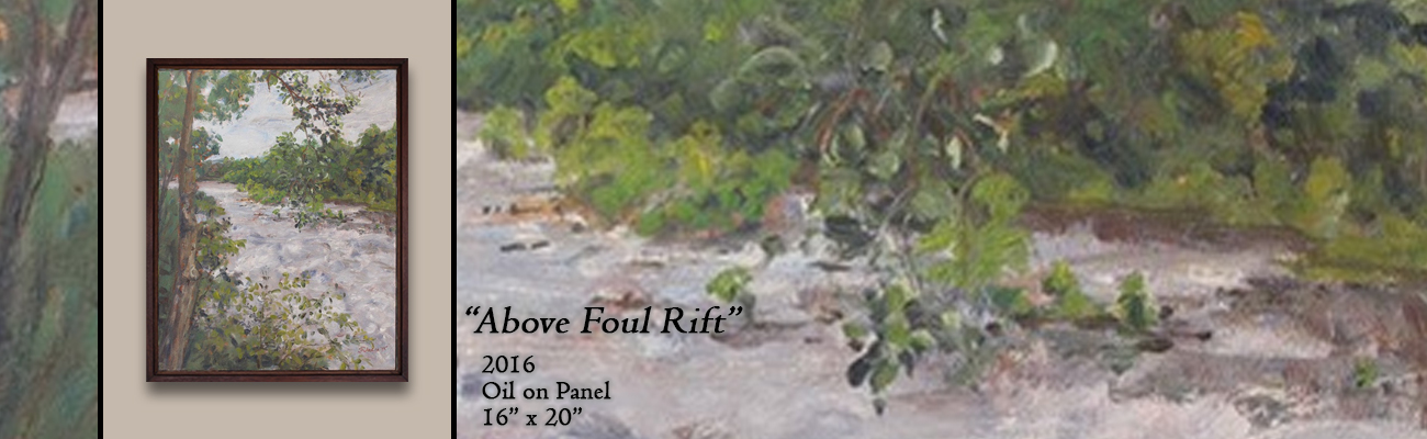 Oil Painting, Above Foul Rift