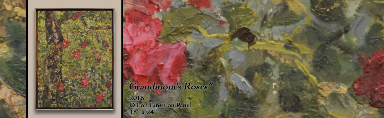 Oil Painting: Grandmom's Roses